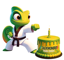 Birthday Aniversary Sticker by Taekwondo Camaleones