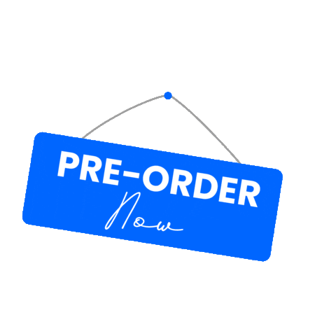 Preordernow Sticker by BlueBasket