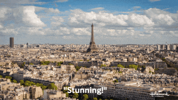 Eiffel Tower Paris GIF by Hallmark Channel