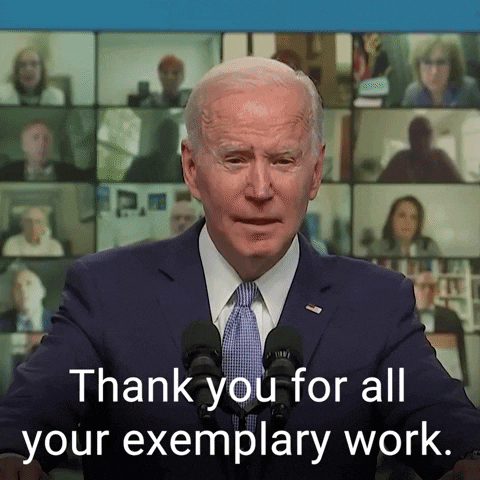 Democratic Party Thank You GIF by Joe Biden