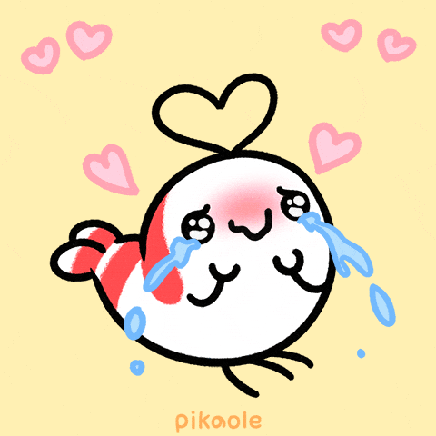 Happy In Love GIF by pikaole by pikaole