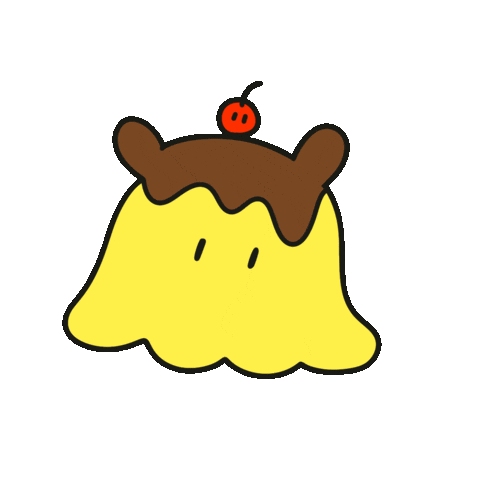 ぷりん さくらんぼ Sticker