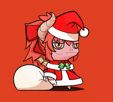 Christmas Gecko GIF