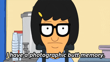 bobs burgers i have a photographic butt memory GIF