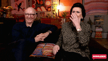 Grandparents Laughing GIF by Gogglebox Australia