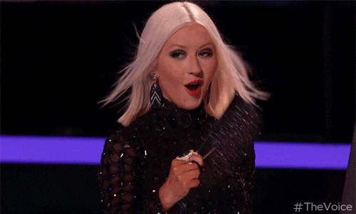 christina aguilera wow GIF