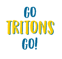 University Of California Tritons Sticker by UC San Diego