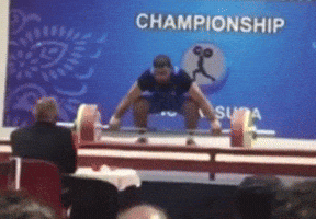 Scared Gym GIF
