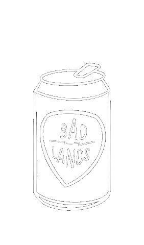 Badlands Bar Sticker