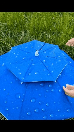 Sombrero paraguas plegable