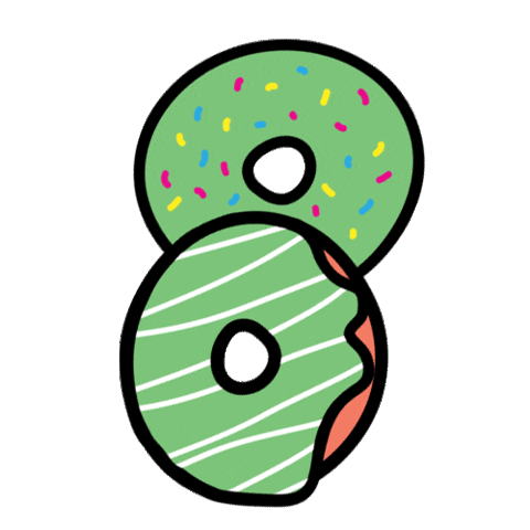 Happy Fun Sticker by Mia Glansie