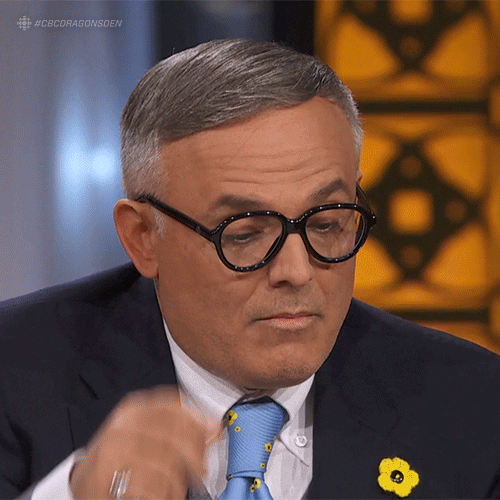 Dragons Den Sigh GIF by CBC