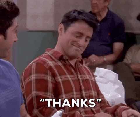 Episode 2 Thank You GIF by Friends - Find & Share on GIPHY