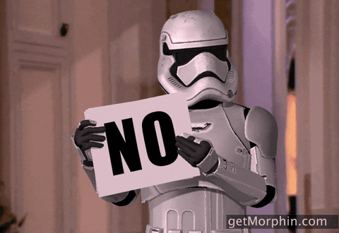 Star Wars No GIF by Morphin - Find & Share on GIPHY