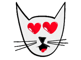 Heart Kitty Sticker