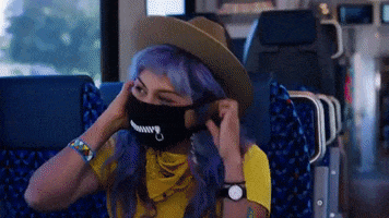 Fort Worth Mask GIF by Trinity Metro