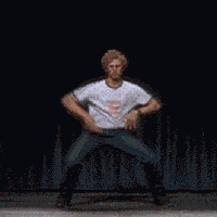  dance time floor plays napoleon dynamite GIF