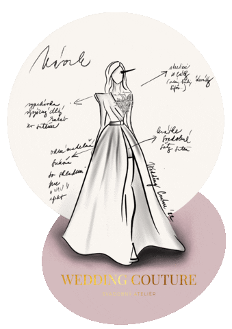 Wedding Couture Sticker