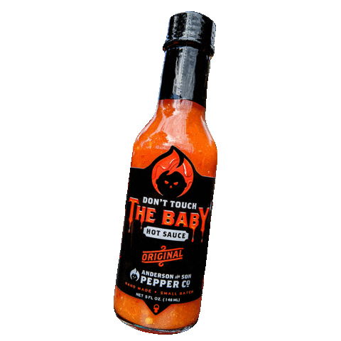 Hot Sauce Baby Sticker by Anderson & Son Pepper Co.