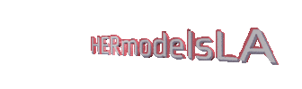 HER models LA Sticker