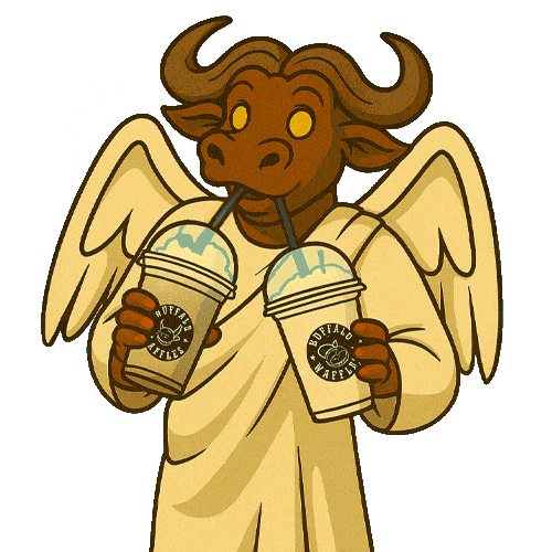 Sticker by Buffalo waffles