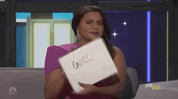 Mindy Kaling Gucci GIF by A Little Late With Lilly Singh