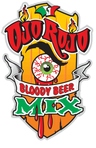 Ojo Rojo Bloody Beer Mix Sticker