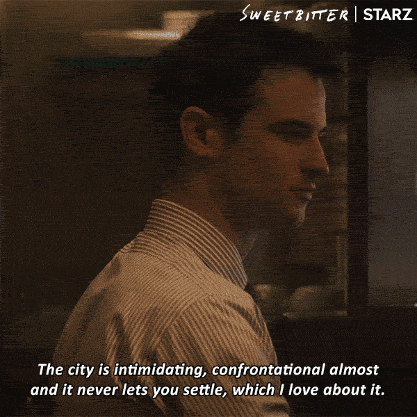 Intimidating New York City GIF by Sweetbitter STARZ