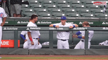 Chicago Cubs Clapping GIF by Marquee Sports Network