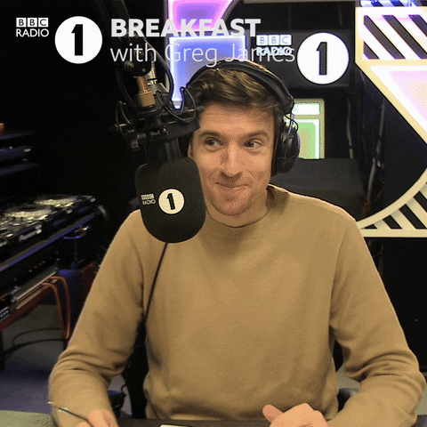 Greg James Radio 1 Breakfast GIF by BBC Radio 1