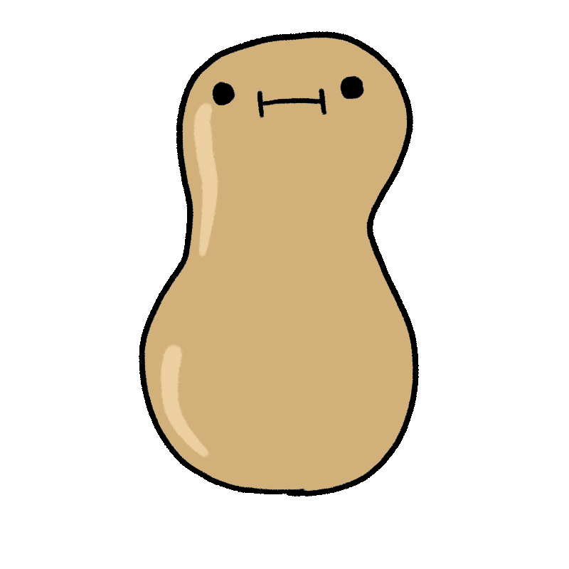 Emoji Peanut Sticker by Alice Socal for iOS & Android GIPHY