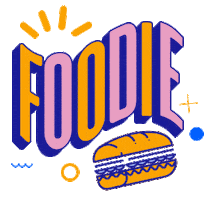 Foodie Sandwich Sticker by clubln
