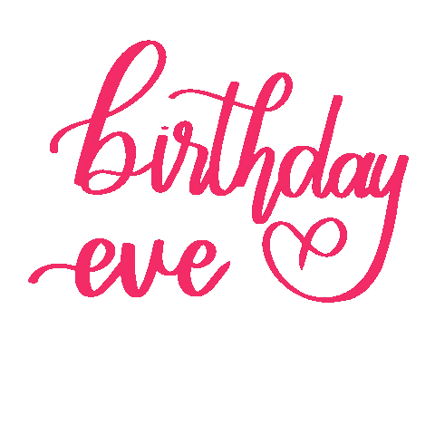 Eve Happy Birthday Girl Sticker