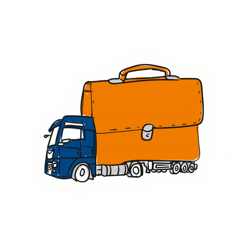 Logistics Separation Sticker by Greiwing