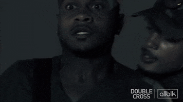 Scared Double Cross GIF by ALLBLK (formerly known as UMC)