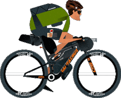 Adventure Cycling Sticker by Little James