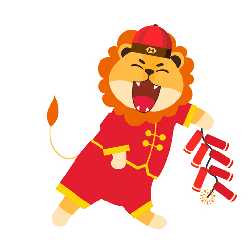 Lion Sticker