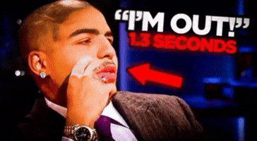 Im Out Shark Tank GIF