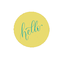 Hello Sticker