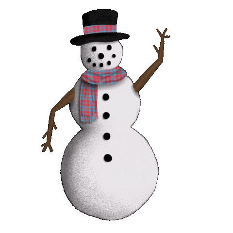 Frosty The Snowman Christmas Sticker by AlwaysBeColoring