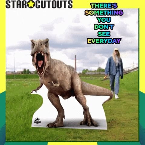 T Rex Dinosaur Meme GIF by STARCUTOUTSUK