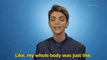 Shaking Ruby Rose GIF by BuzzFeed