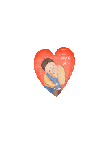In Love Art Sticker