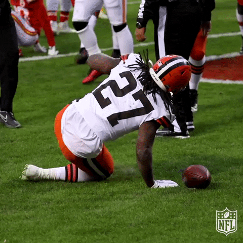 Tired Cleveland Browns GIF by NFL