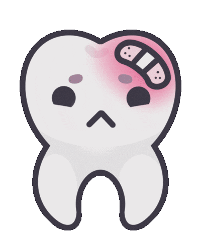 Teeth Tooth Sticker by Critter Grin