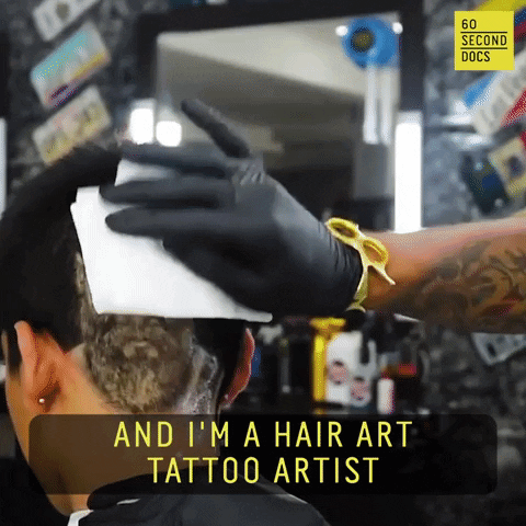 Barber Shop Hair GIF by 60 Second Docs