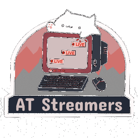 Bongo Bongocat Sticker by AustrianStreamers