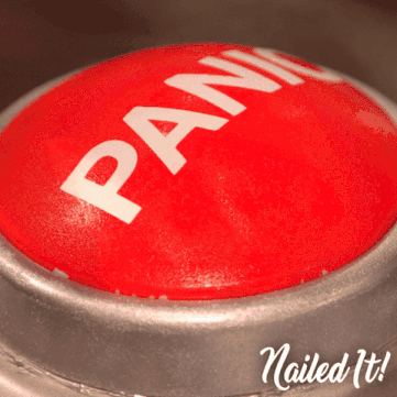 Panic Button Netflix GIF by NailedIt