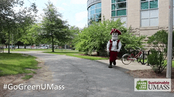 sustainability running GIF by UMass Amherst