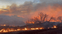 Crews Fight Grass Fires in North Texas Amid Red Flag Warning